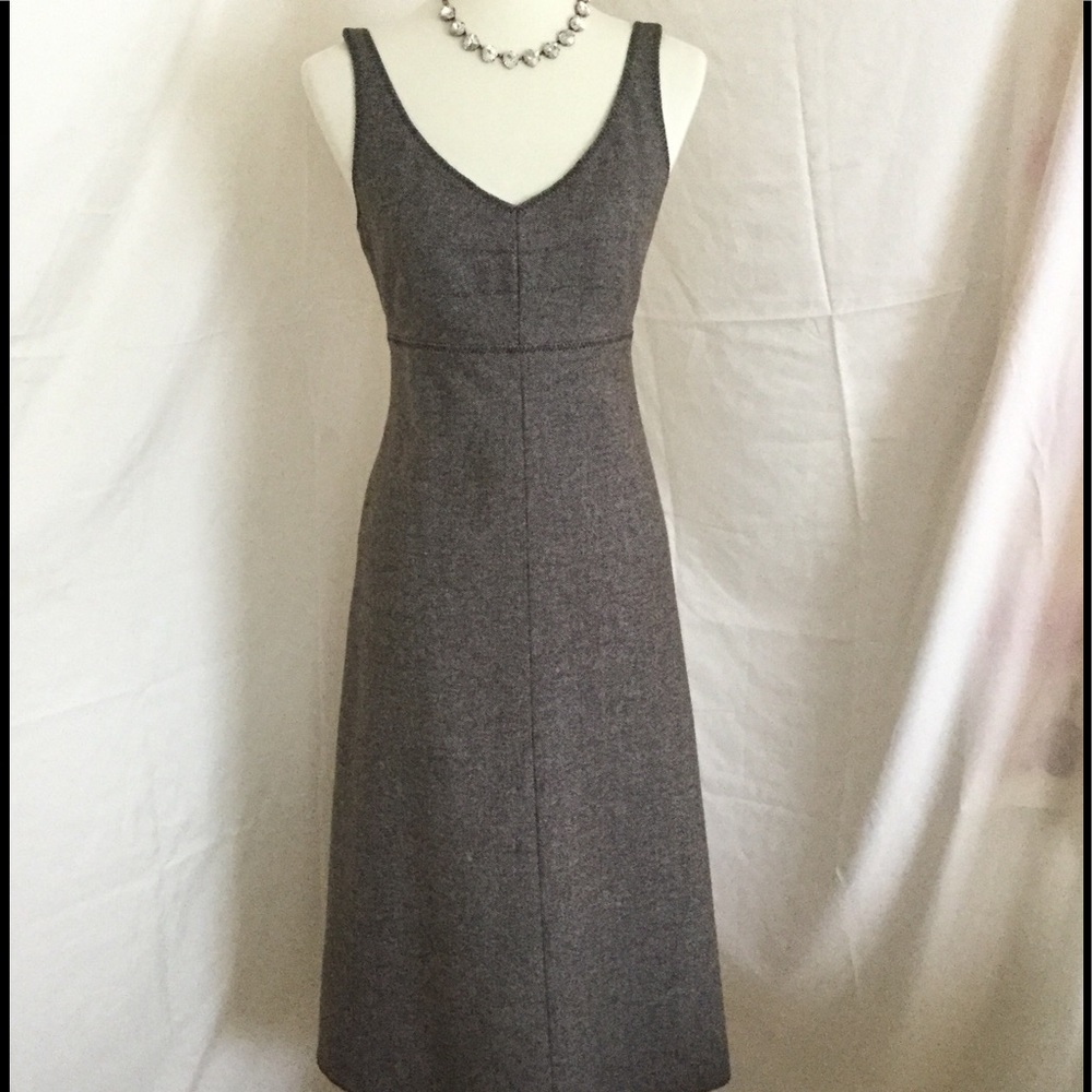 JCrew Wool tweed jumper dress