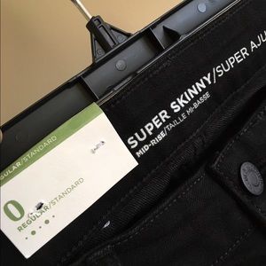 New Black skinny jeans from Old Navy