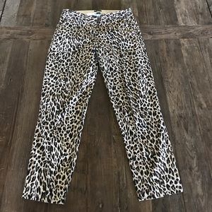 J. Crew - leopard Print Pant - 0