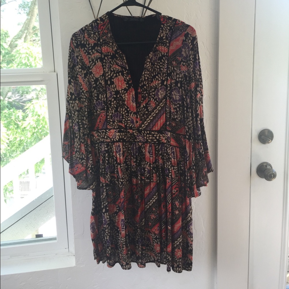 Boho baby doll dress