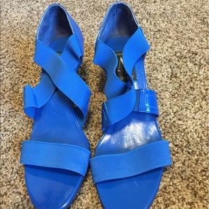 Blue sandals