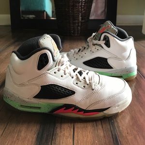 Jordan Retro 5 white infrared size 5Y