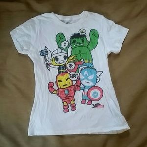Tokidoki Marvel Graphic Tee Shirt
