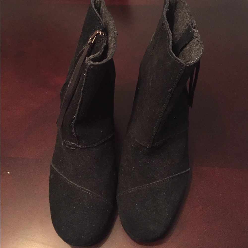 Toms wedge ankle boots