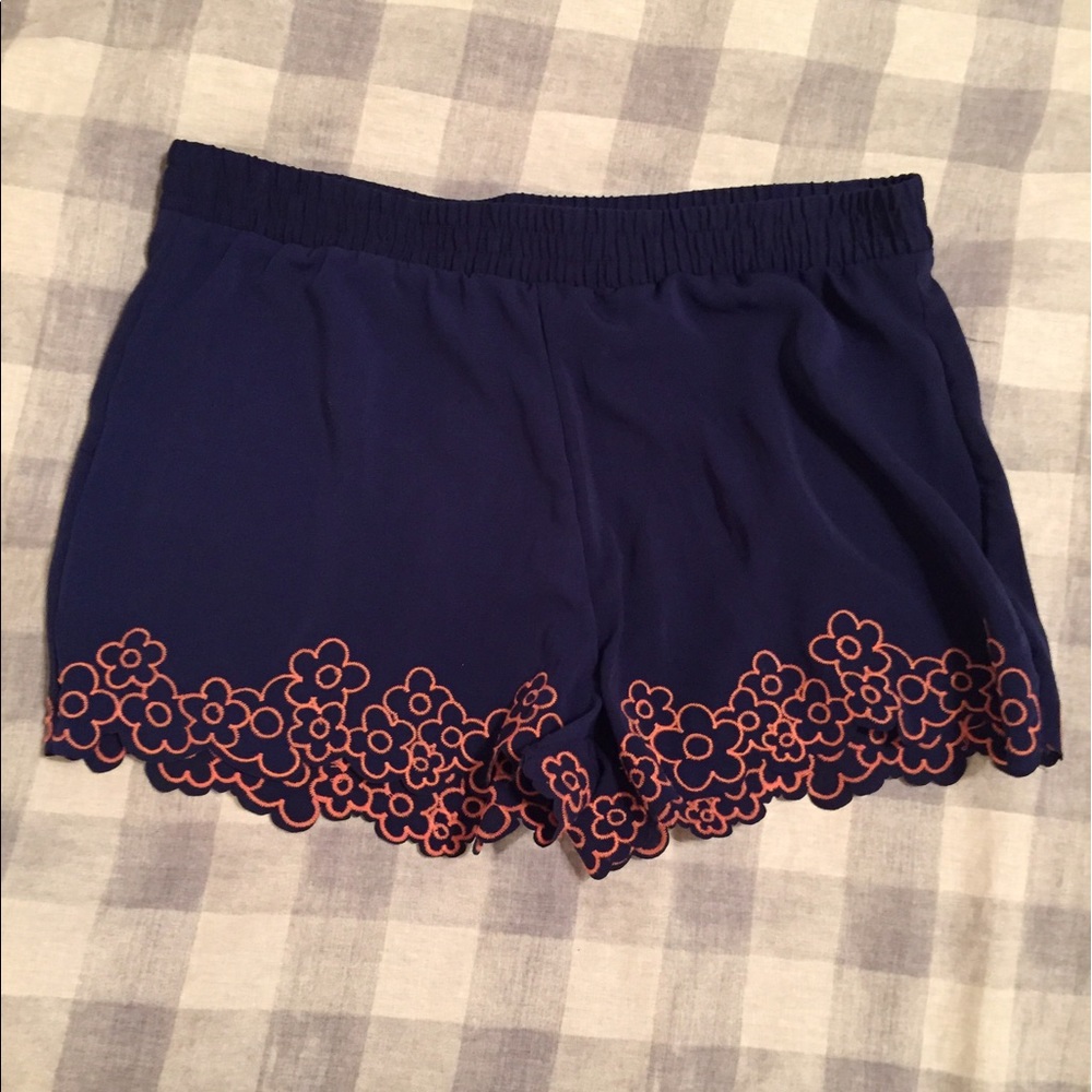 Fifty Street floral scalloped shorts Sm Med