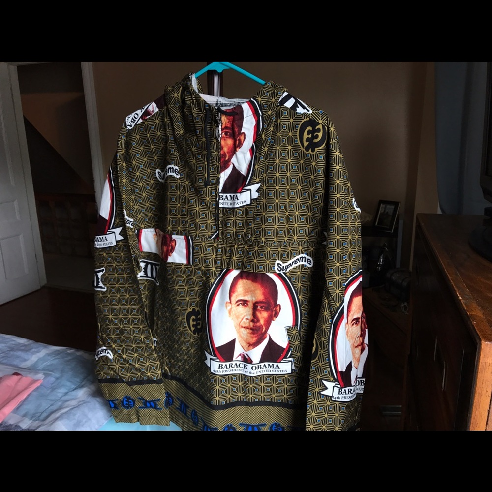 Supreme Obama Anorak Size L