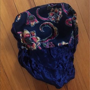 Anthropologie velvet scarf