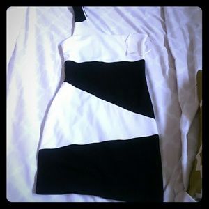 One shoulder mini dress