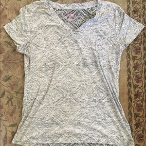 Black white tribal print tshirt