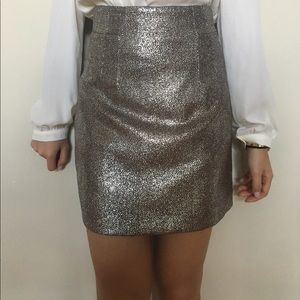 *NEW* H&M Gold Speckled Skirt