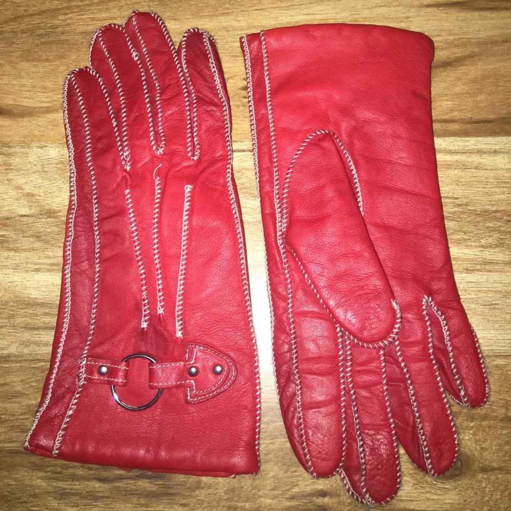 Luxury Real Leather Moto Fashionable Gloves