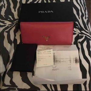 Prada wallet authentic still have receipt