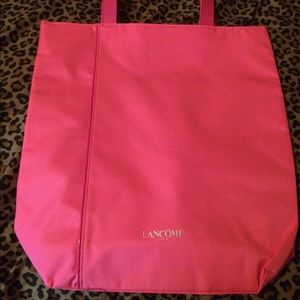 Pink Lancôme bag