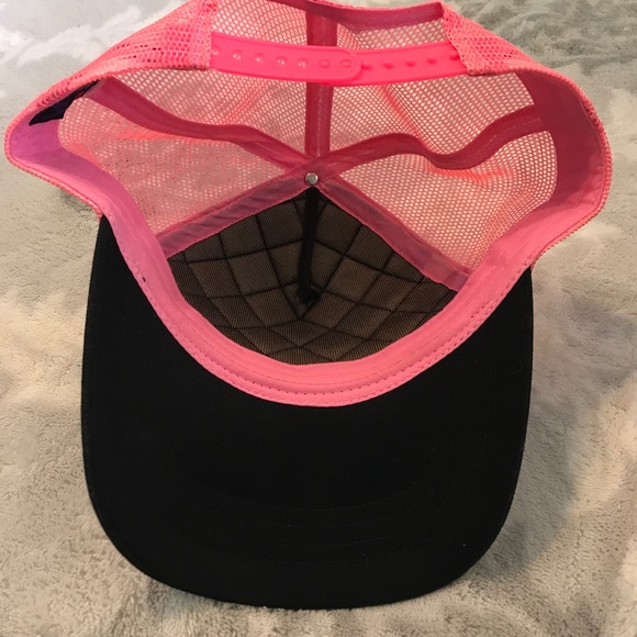 Pink & Black Rhinestone Trucker Hat - Picture 3 of 3