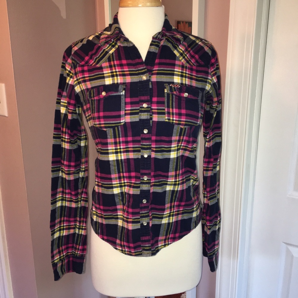 Plaid button up shirt