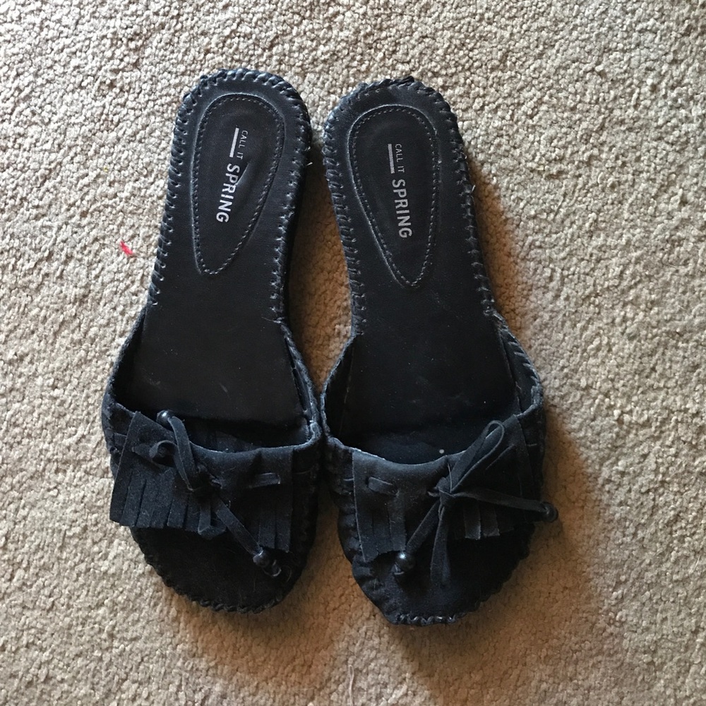 Black flats