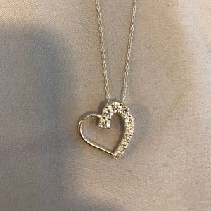 Diamond heart necklace