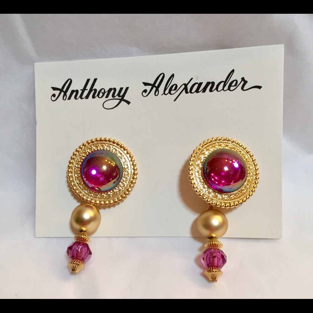 Anthony Alexander Earrings- safety backed pierced