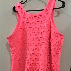 Lilly Pulitzer Mango laser cut shift dress XL