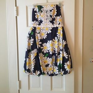 Lilly Pulitzer strapless dress