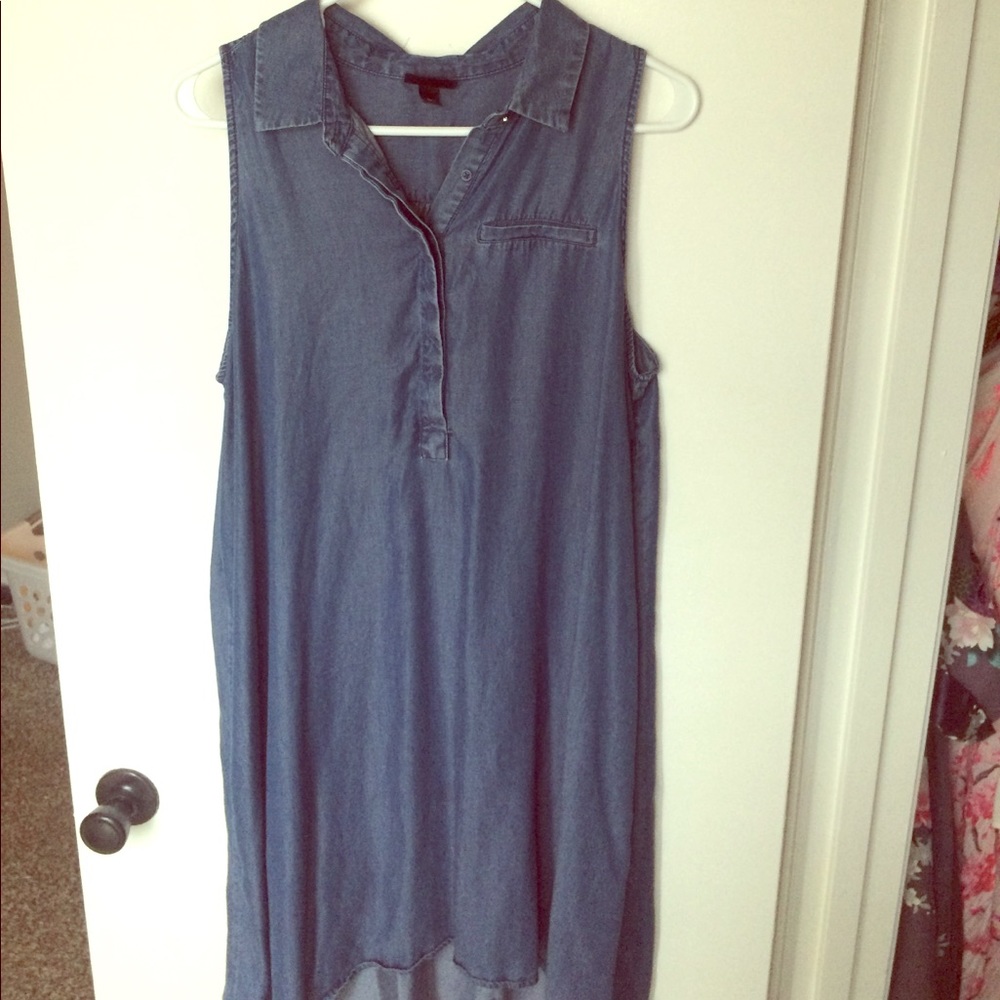 Mossimo sleeveless chambray dress