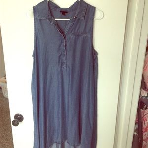 Mossimo sleeveless chambray dress
