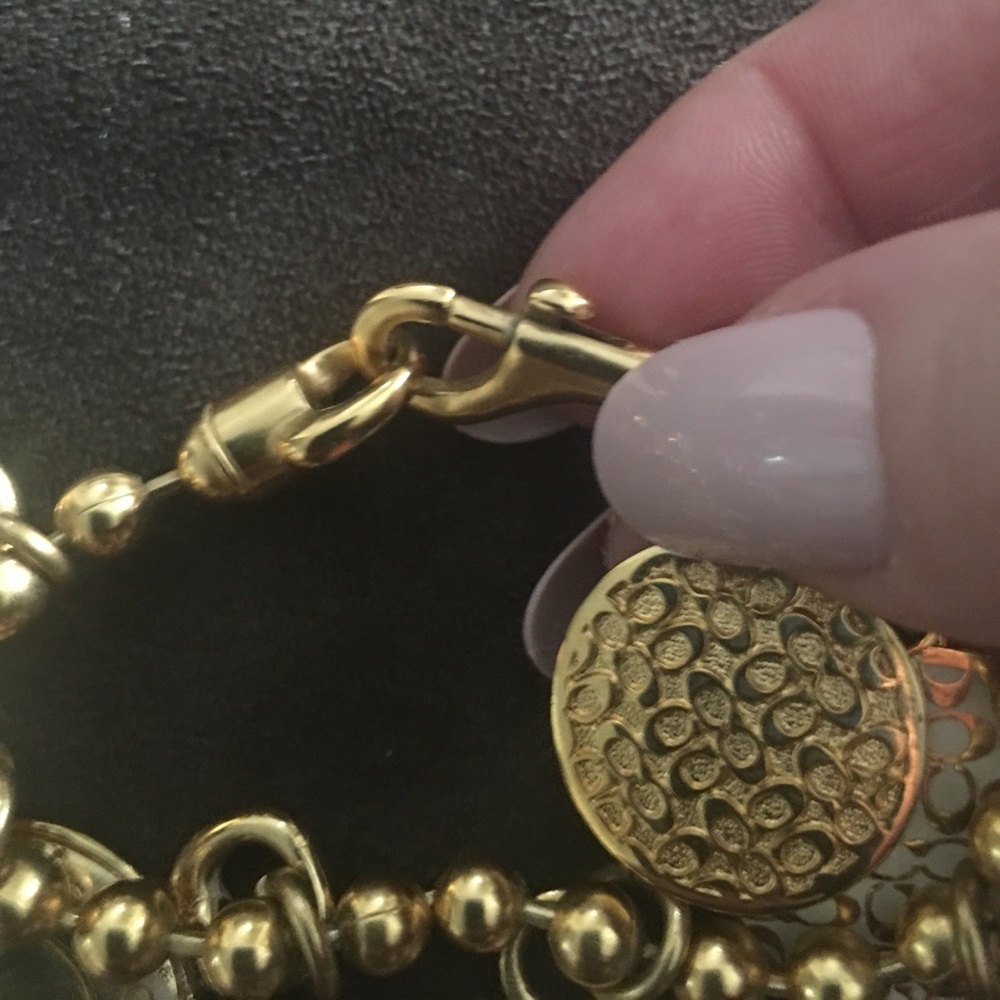 COACH SOLD 🌺authentic bracelet substantial weight - Picture 4 of 4