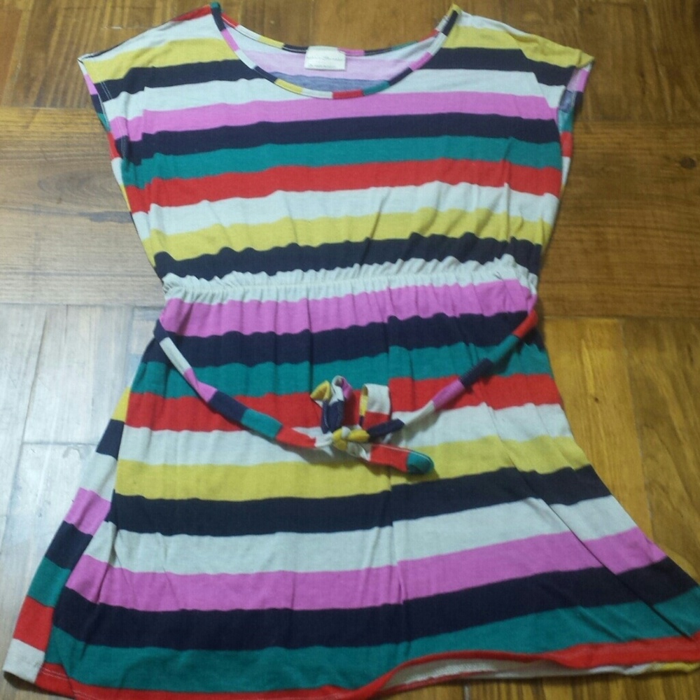 Bobbie Brooks rainbow striped dress Size 2x