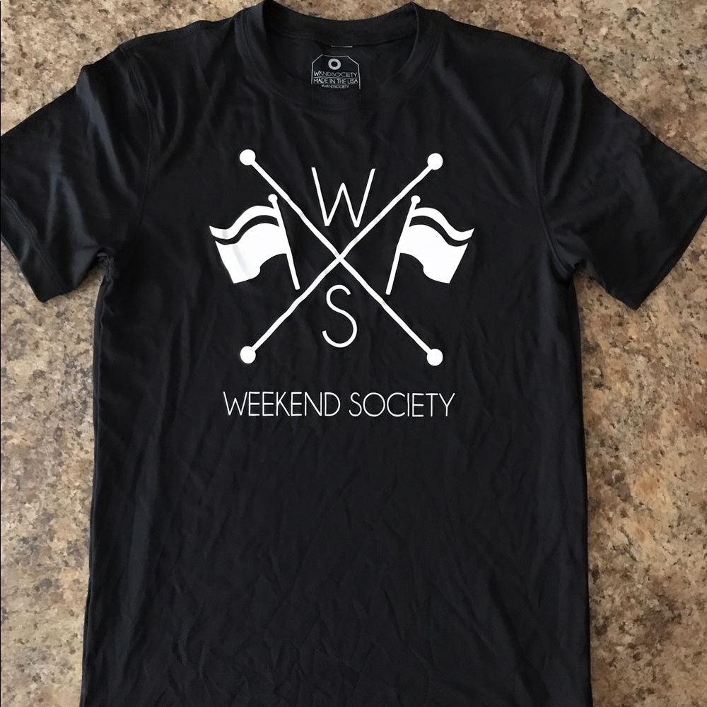 Weekend Society Black Dri-Fit Performance Shirt