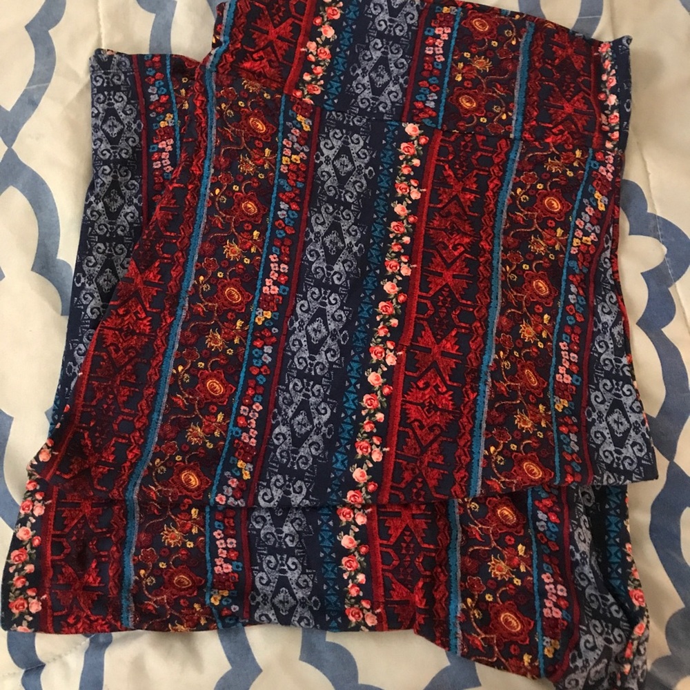 Floral maxi skirt