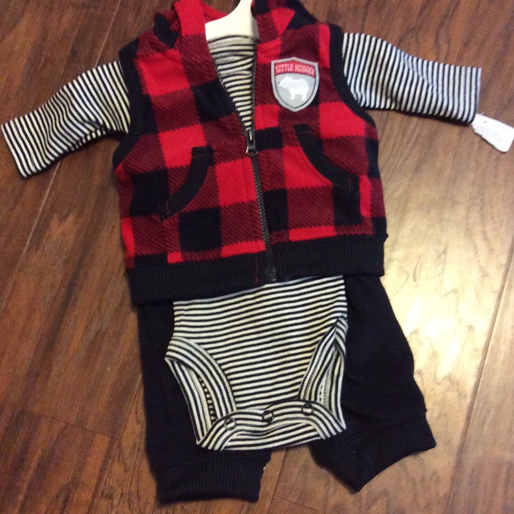NWT Newborn 3-Pc Matching Set