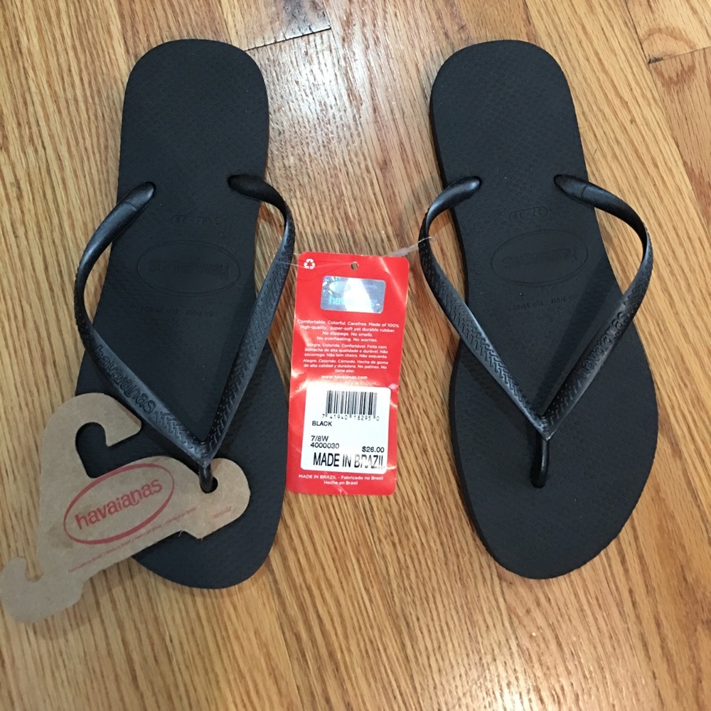 New Women's Havianas Thinner Strap Flip Flops