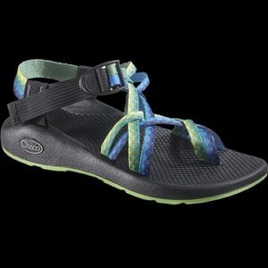 Chacos Blue/Green Size 9