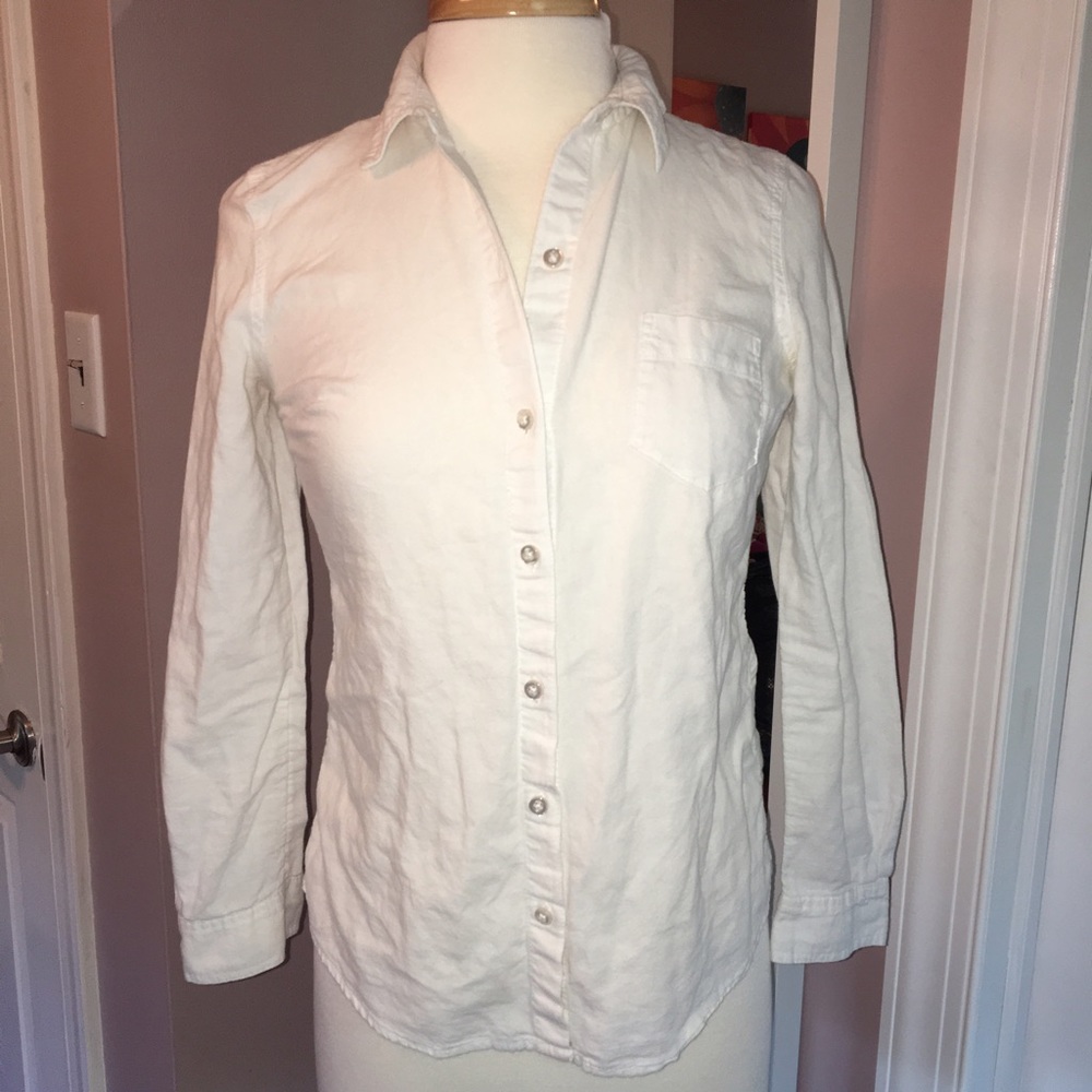 White button down shirt