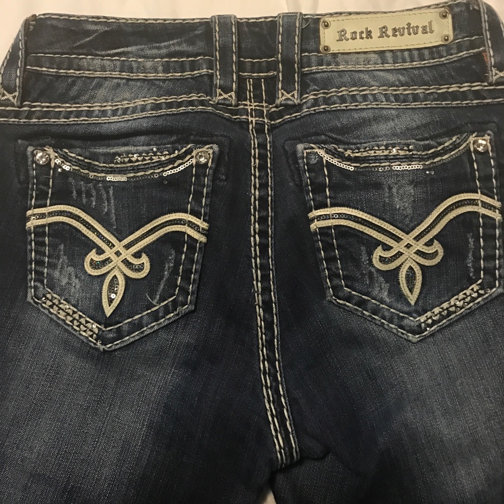 Rock Revival Becky Easy Capri Jeans