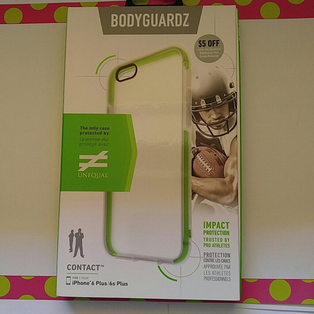 case bodyguardz for iphone 6/6s plus 5.5" clear