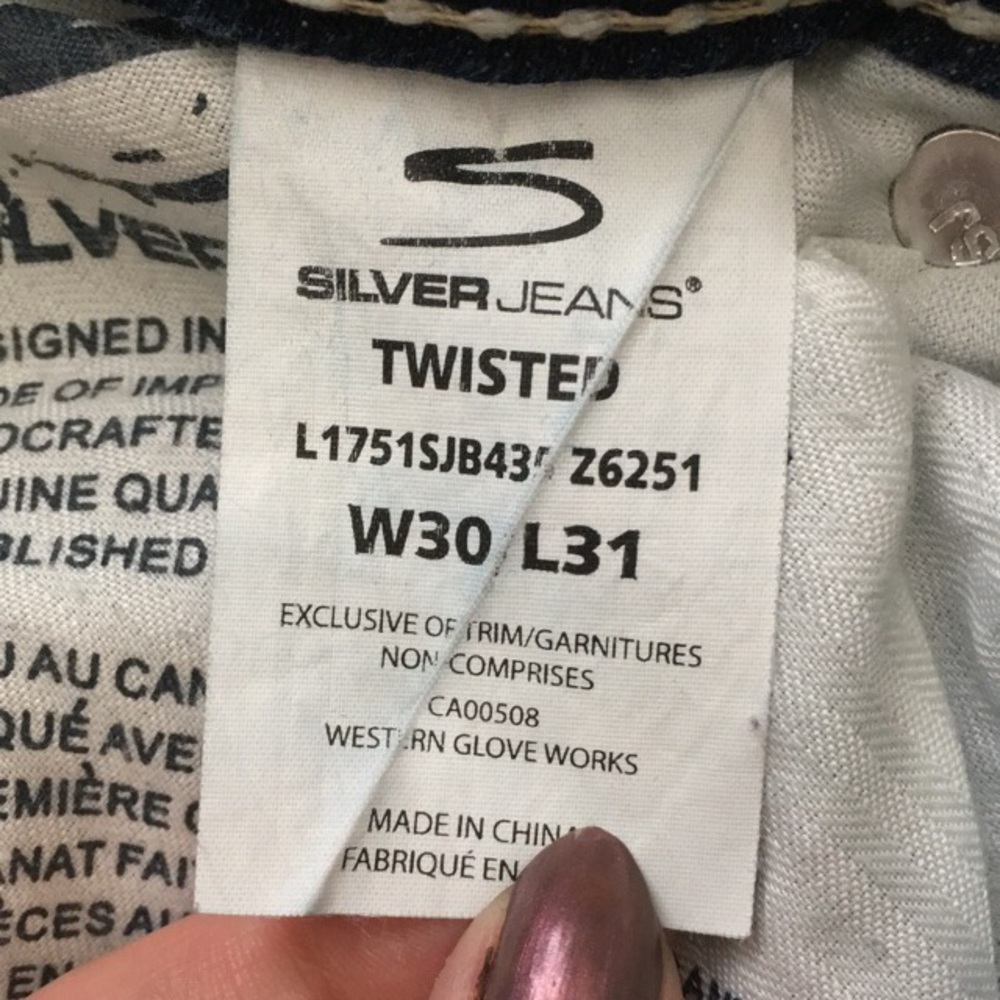 Silver jeans! - Picture 5 of 5