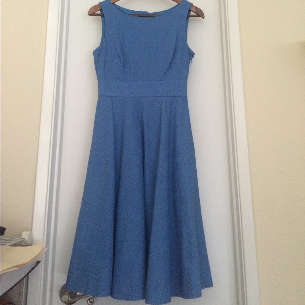 J. Crew blue dress