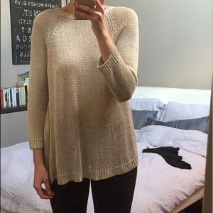 Aritzia open-back sweater