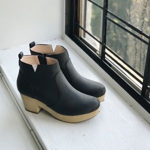 Black Clog Boots