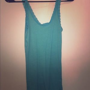 Blue Aeropostale tank top.