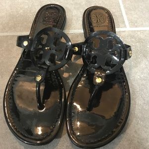 Tory burch Miller black patent 8