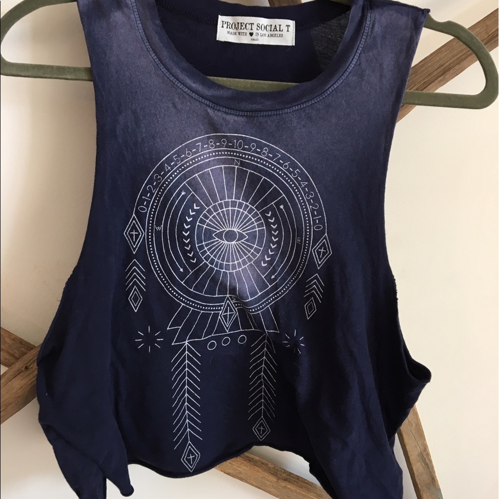 Patterned crop top