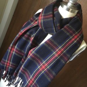 Multicolored Plaid Scarf