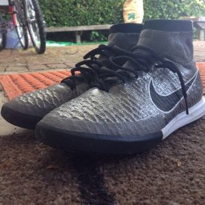 Nike Magista Obra indoor soccer shoes.