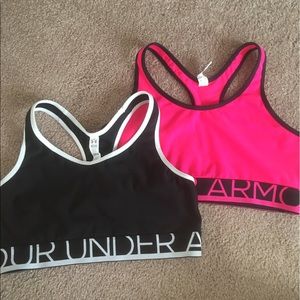 2 under armour sport bras medium