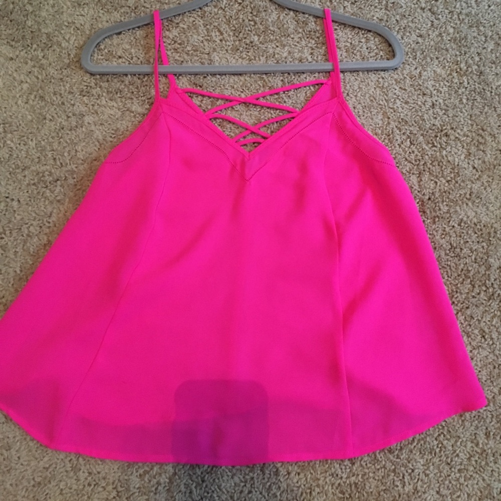 Pink tank top