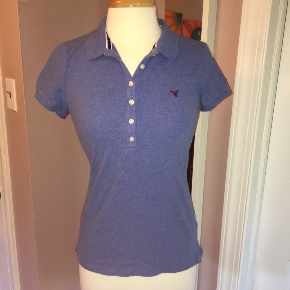 American Eagle Blue Polo