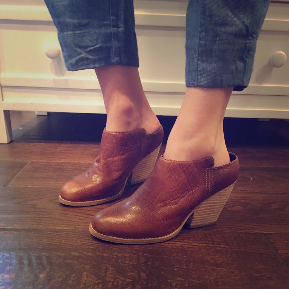 Jeffrey Campbell Ibiza Leather Heeled Mules
