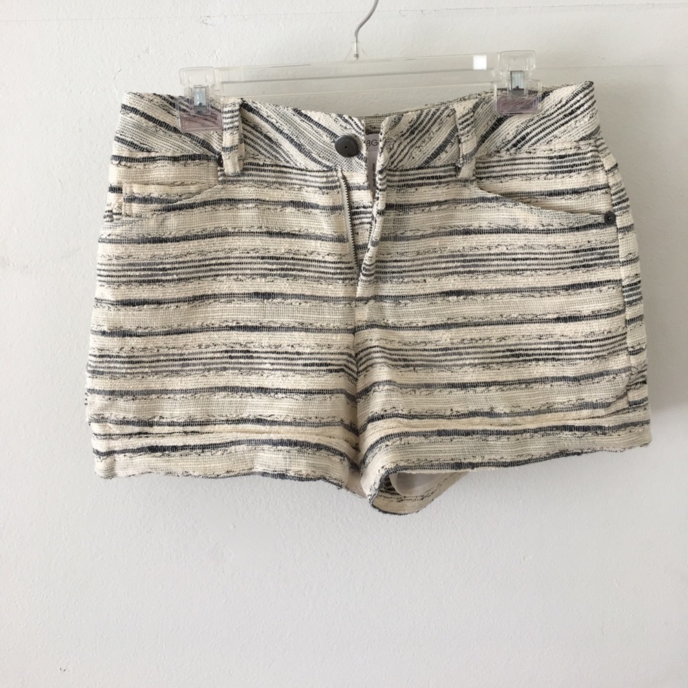 NWOT BCBGeneration textured cotton shorts